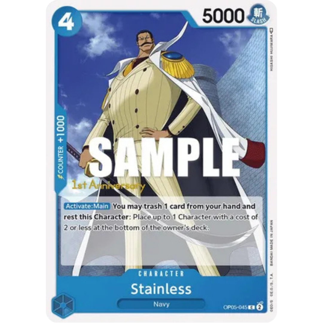 Stainless (OP05-045) - Awakening of the New Era: 1st Anniversary Tournament Cards