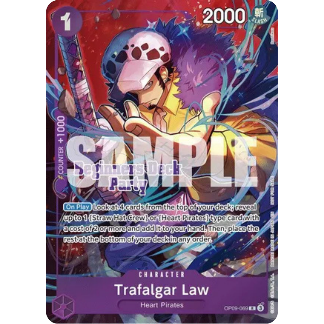 Trafalgar Law (Beginners Deck Party [ST-23] - [ST-28] Winner Pack) (OP09-069) - One Piece Promotion Cards Foil
