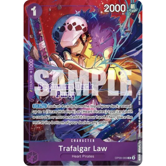 Trafalgar Law (Beginners Deck Party [ST-23] - [ST-28] Winner Pack) (OP09-069) - One Piece Promotion Cards Foil