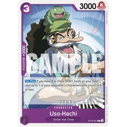 Uso-Hachi (ST18-001) (ST18-001) - Starter Deck 18: PURPLE Monkey.D.Luffy