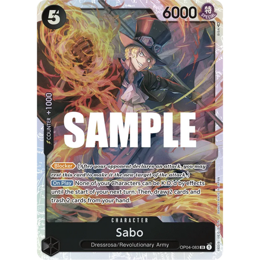 Sabo (OP04-083) - Kingdoms of Intrigue Foil