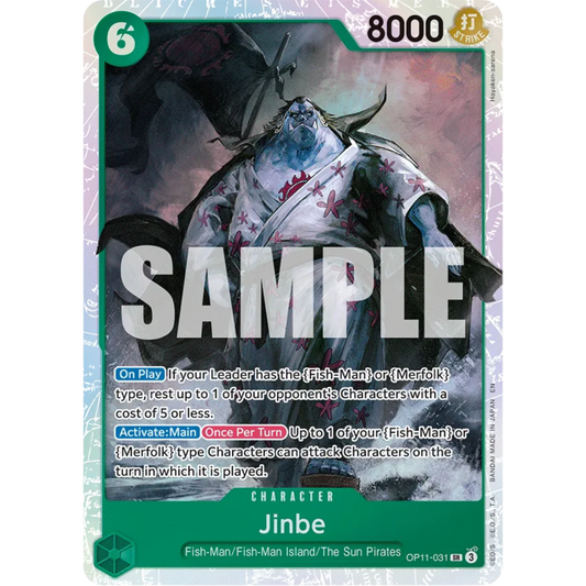 Jinbe (031) (OP11-031) - A Fist of Divine Speed Foil