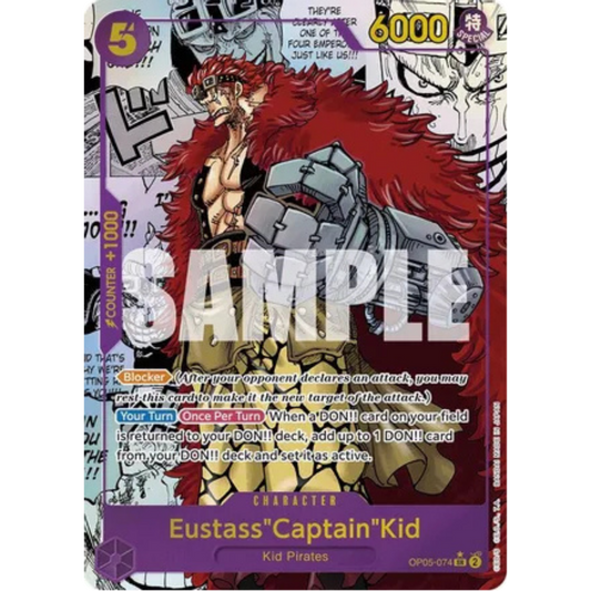 Eustass"Captain"Kid (OP05-074) (Manga) (OP05-074) - Premium Booster -The Best- Foil