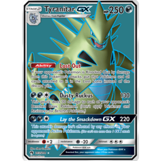 Tyranitar GX (203/214) [Sun & Moon: Lost Thunder]