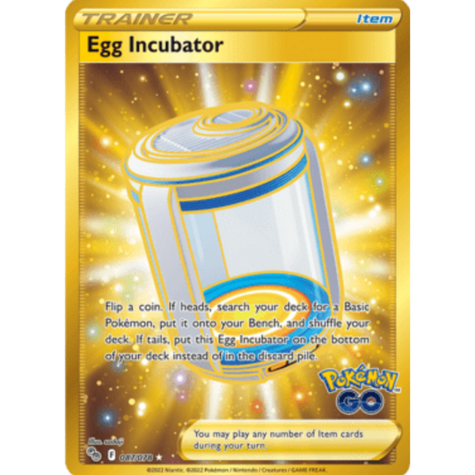 Egg Incubator (Secret) 087/078  - Holofoil Pokemon GO - Secret Rare