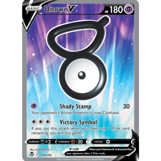 Unown V (176/195) [Sword & Shield: Silver Tempest]