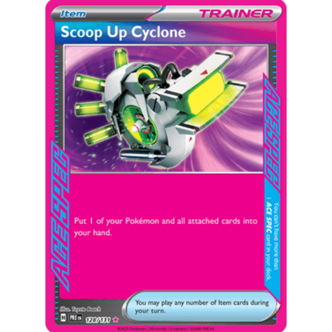 Scoop Up Cyclone 128/131  - Holofoil SV Prismatic Evolutions - ACE SPEC Rare