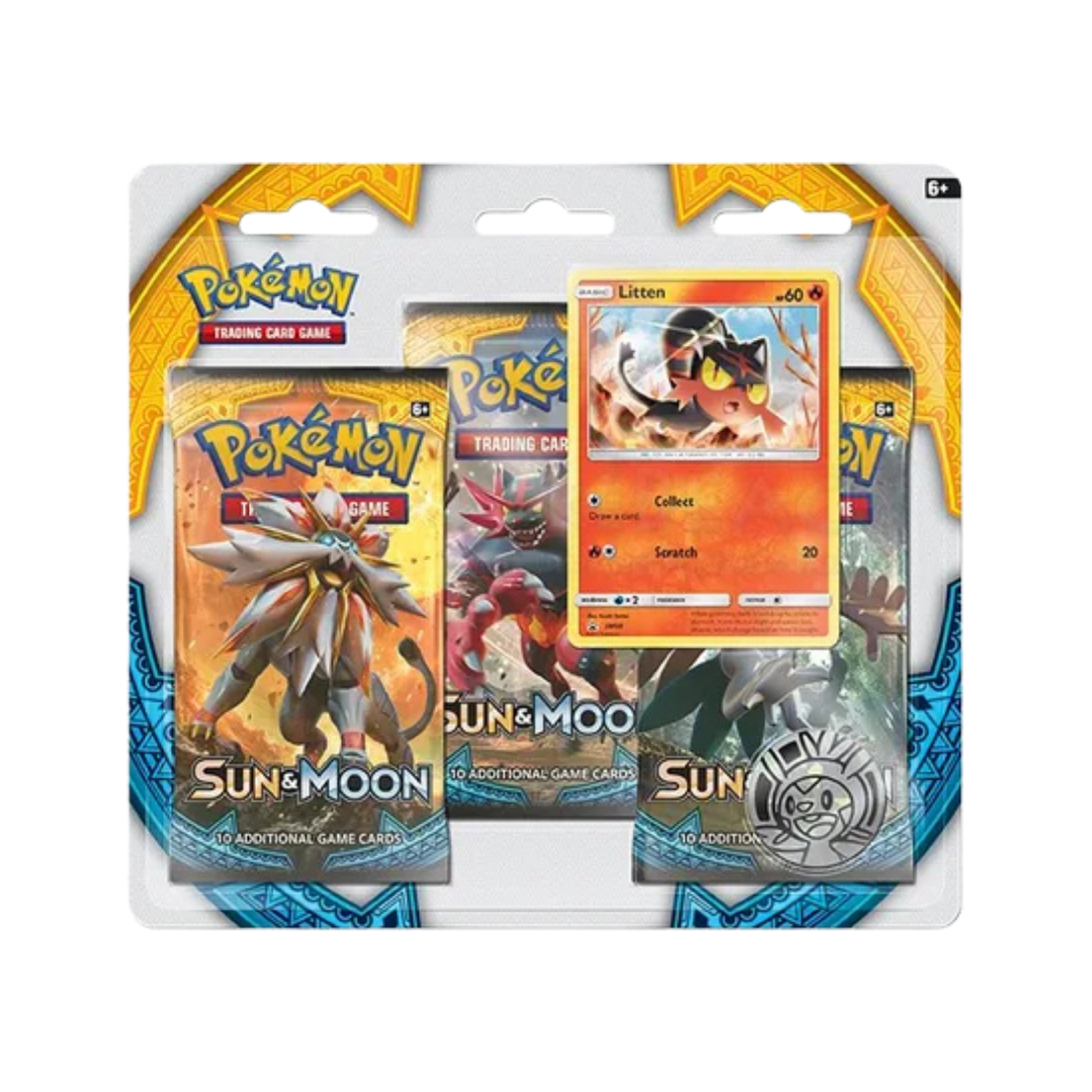 Sun & Moon Base Set 3 Pack Blister [Litten]