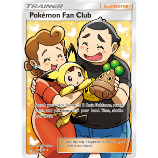 Pokemon Fan Club (Full Art) 155  - Holofoil SM  Ultra Prism - Ultra Rare