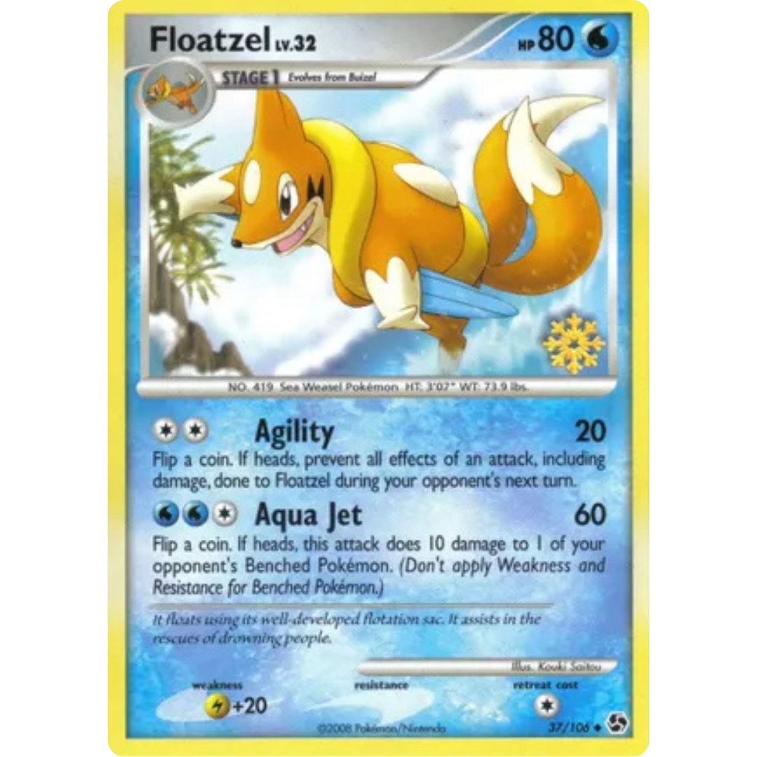 Floatzel - 37/106/106  Countdown Calendar Promos - Promo
