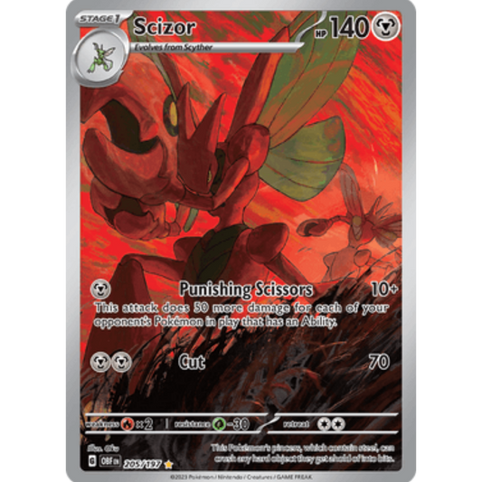 Scizor (205/197) [Scarlet & Violet: Obsidian Flames]