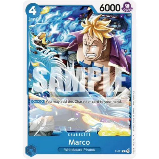 Marco (Two Legends Pre-Release) (P-071) - One Piece Promotion Cards