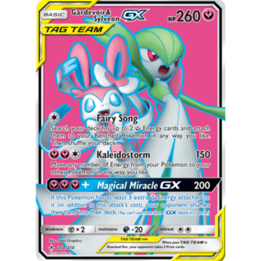 Gardevoir & Sylveon GX (204/214) [Sun & Moon: Unbroken Bonds]