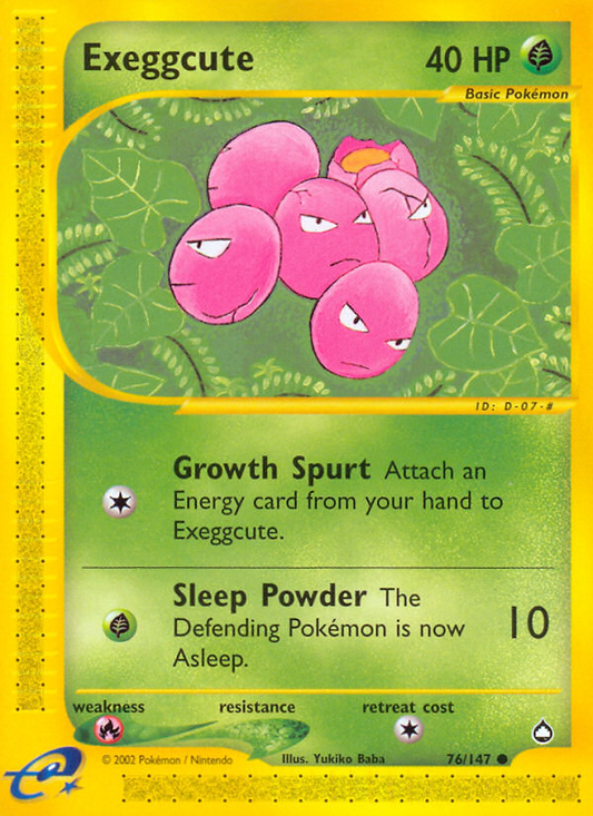 Exeggcute (76) 076/147  Aquapolis - Common