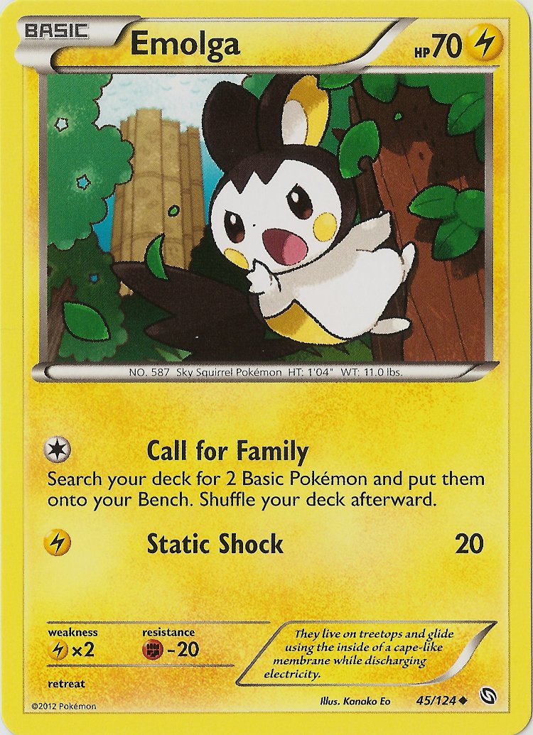 Emolga  Dragons Exalted - Uncommon