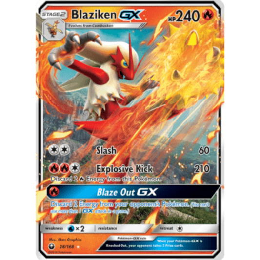 Blaziken GX (28/168) [Sun & Moon: Celestial Storm]