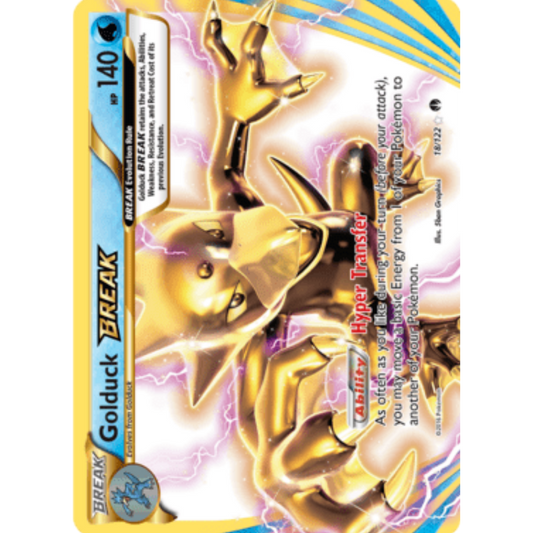 Golduck BREAK 018/122  - Holofoil XY  BREAKpoint - Rare BREAK