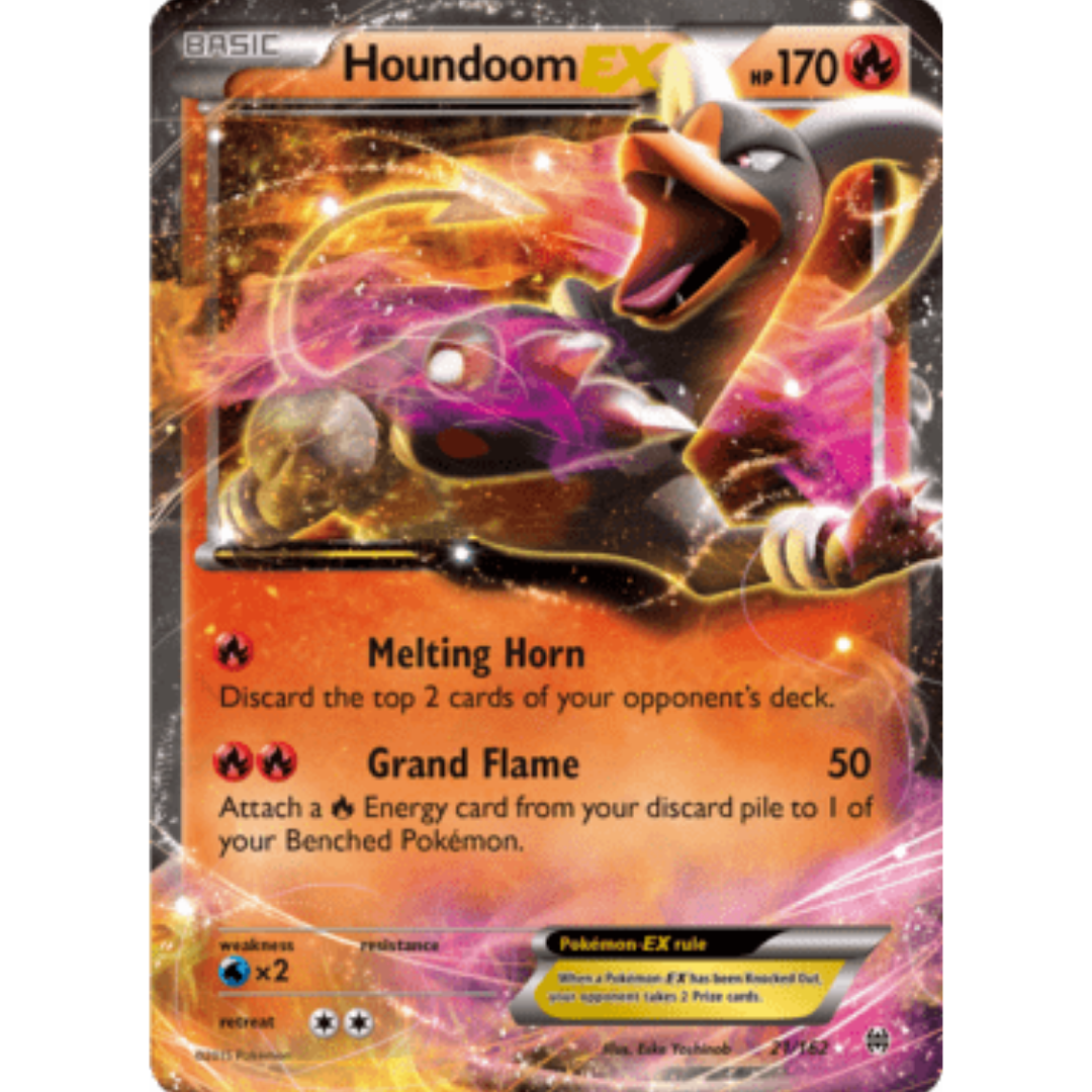 Houndoom EX 021/162  - Holofoil XY  BREAKthrough - Ultra Rare