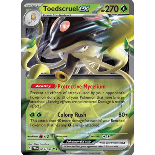 Toedscruel ex (005/091) [Scarlet & Violet: Paldean Fates]