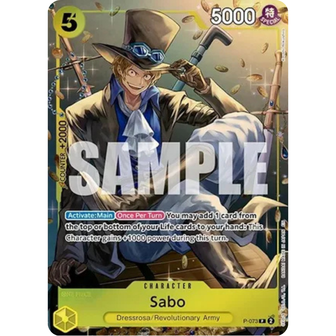 Sabo (Tin Pack Set Vol. 2) (P-073) - One Piece Promotion Cards Foil