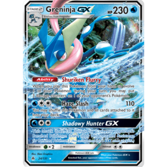 Greninja GX (24/131) [Sun & Moon: Forbidden Light]
