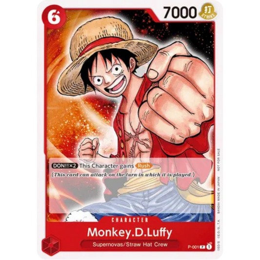Monkey.D.Luffy (Promotion Pack 2022) (P-001) - One Piece Promotion Cards