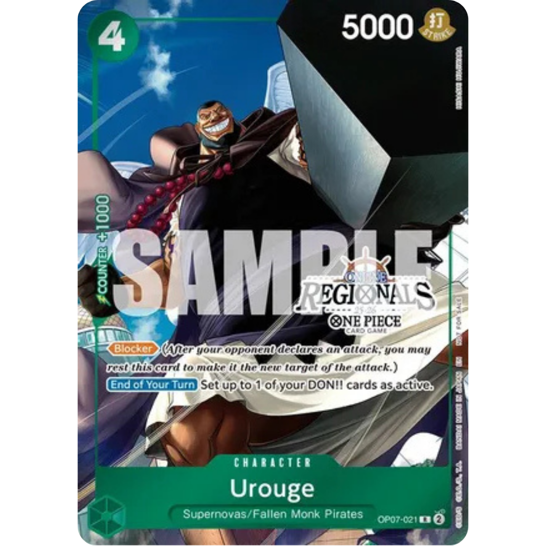Urouge (Online Regional Participation Pack 2025 Vol.1) (OP07-021) - One Piece Promotion Cards Foil