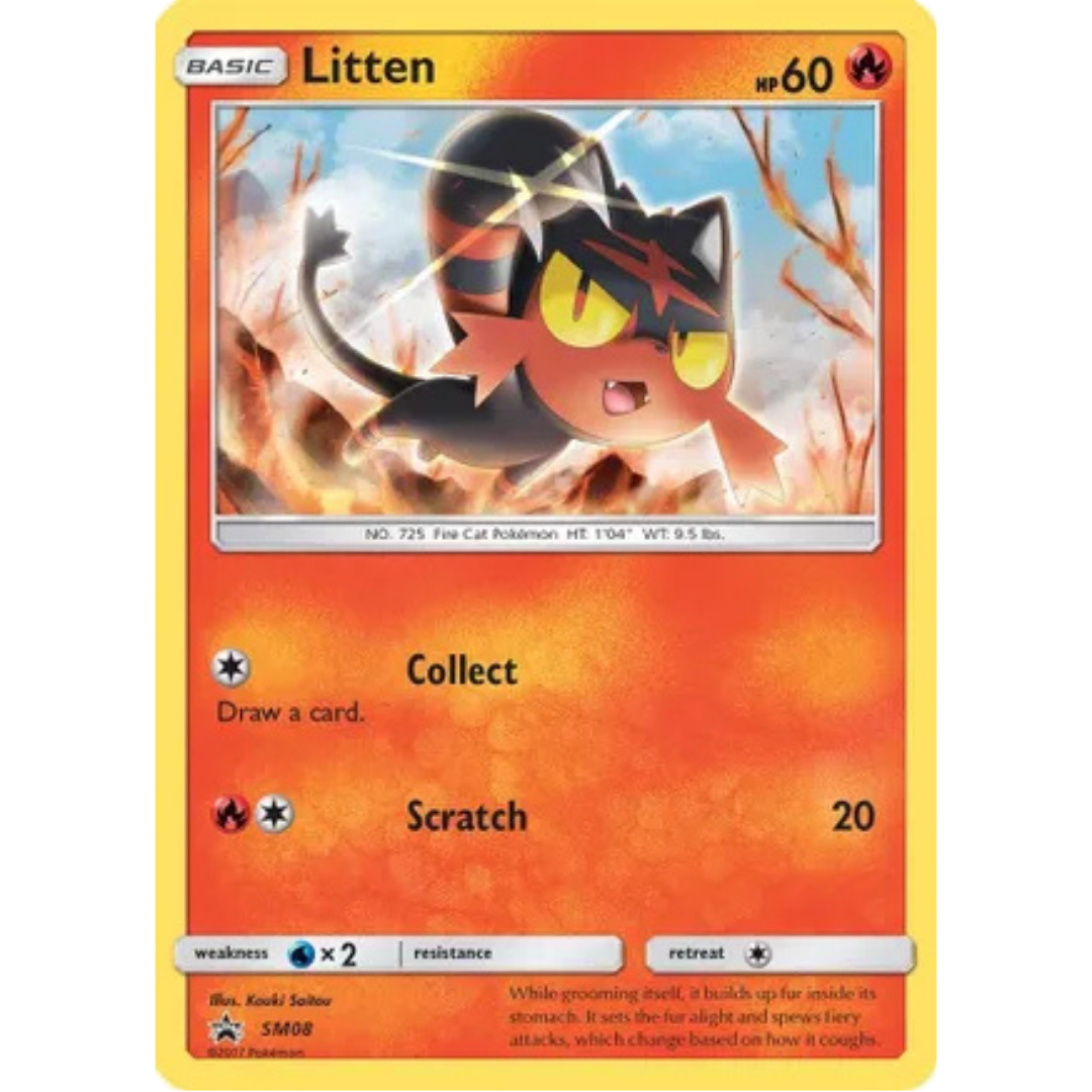 Litten SM08  - Holofoil SM Promos - Promo