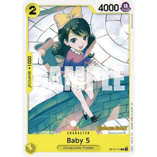 Baby 5 (111) (OP12-111) - Legacy of the Master Release Event Cards