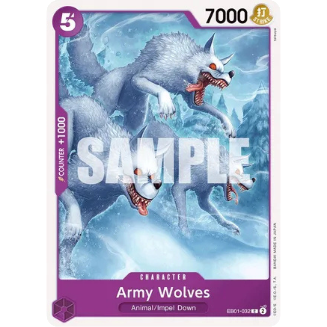 Army Wolves (EB01-032) - Extra Booster: Memorial Collection
