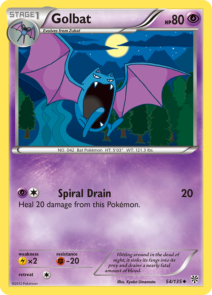 Golbat  Plasma Storm - Uncommon