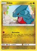 Gible (96) 096  SM  Ultra Prism - Common