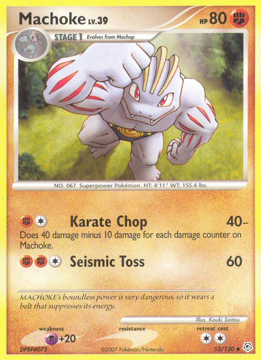 Machoke 053  Diamond and Pearl - Uncommon