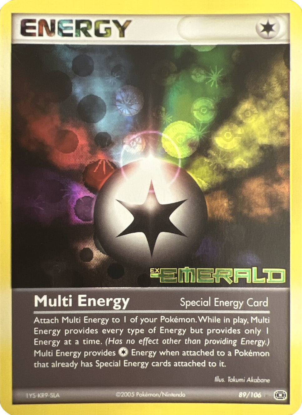 Multi Energy  - Reverse Holofoil Emerald - Rare