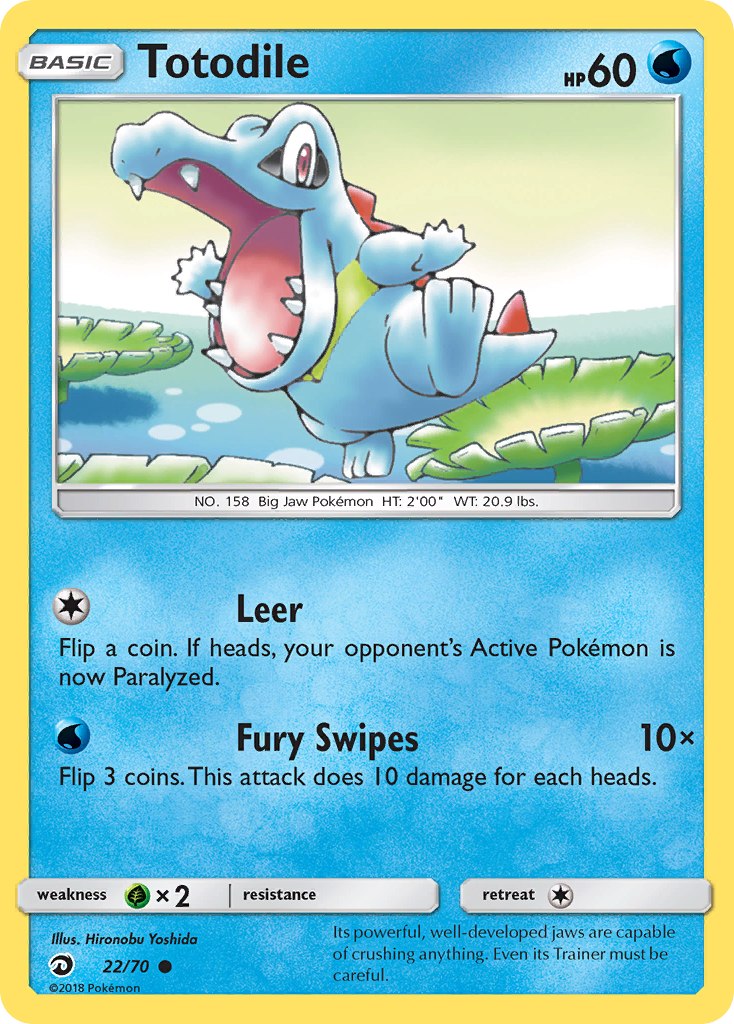 Totodile 022  Dragon Majesty - Common
