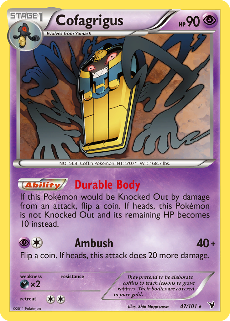 Cofagrigus (47)  Noble Victories - Rare