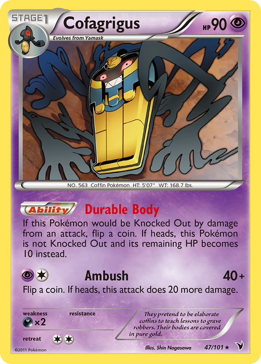 Cofagrigus (47)  Noble Victories - Rare