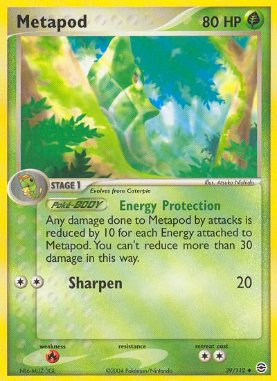 Metapod  FireRed & LeafGreen - Uncommon