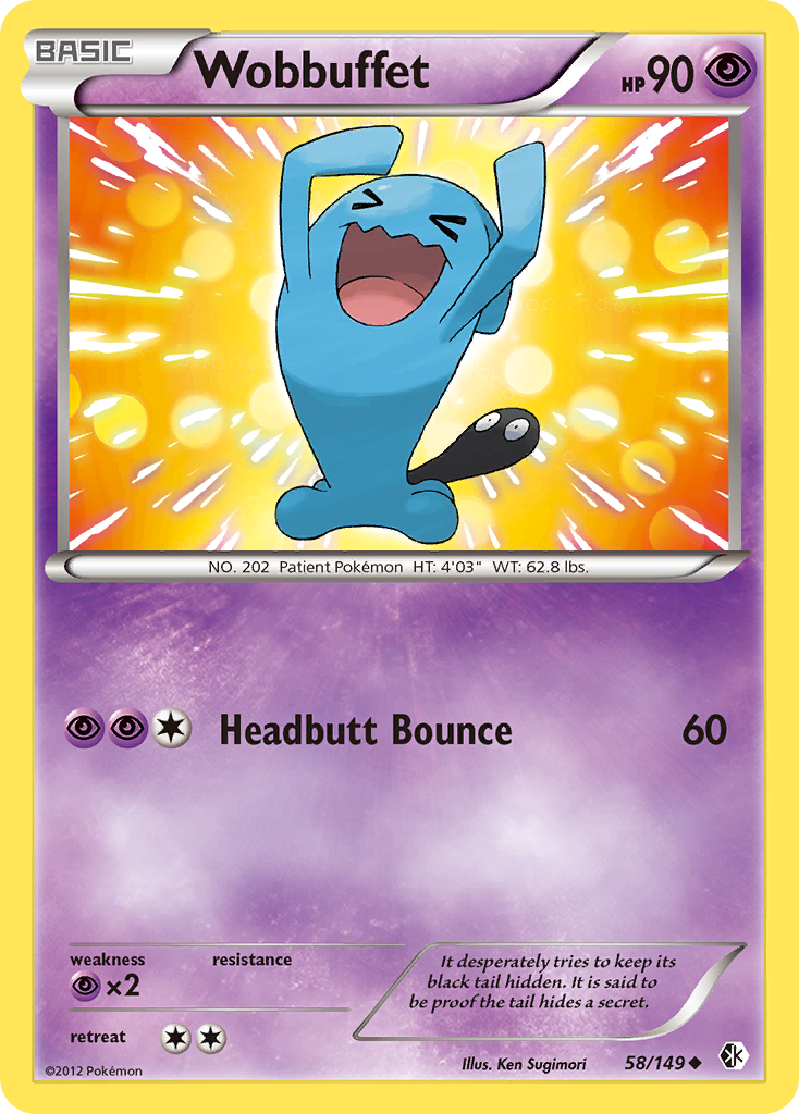 Wobbuffet  Boundaries Crossed - Uncommon