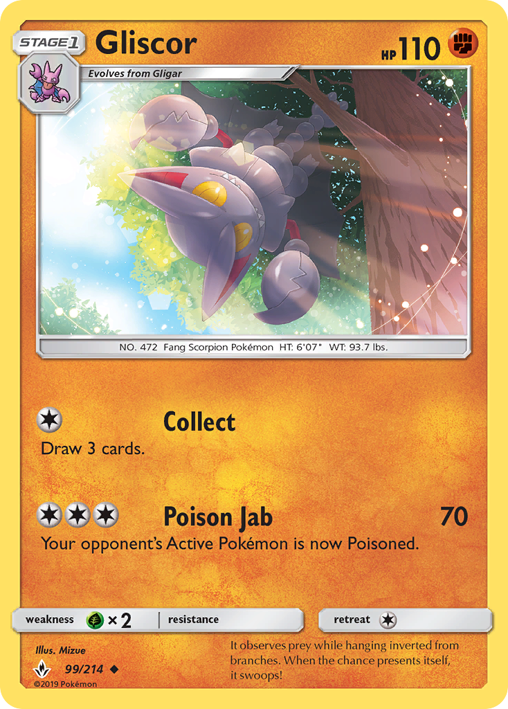 Gliscor  SM  Unbroken Bonds - Uncommon