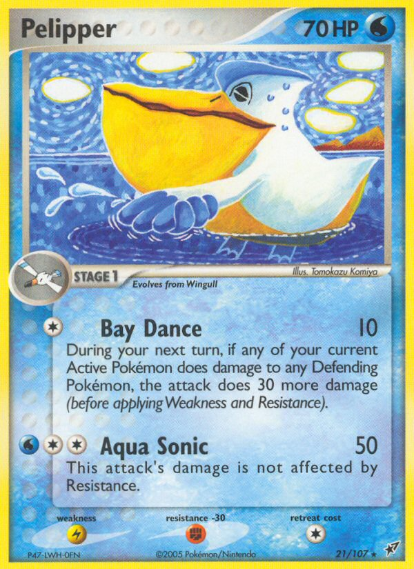 Pelipper  Deoxys - Rare