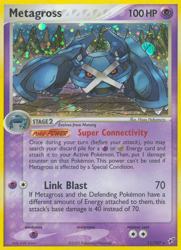Metagross  - Holofoil Deoxys - Holo Rare