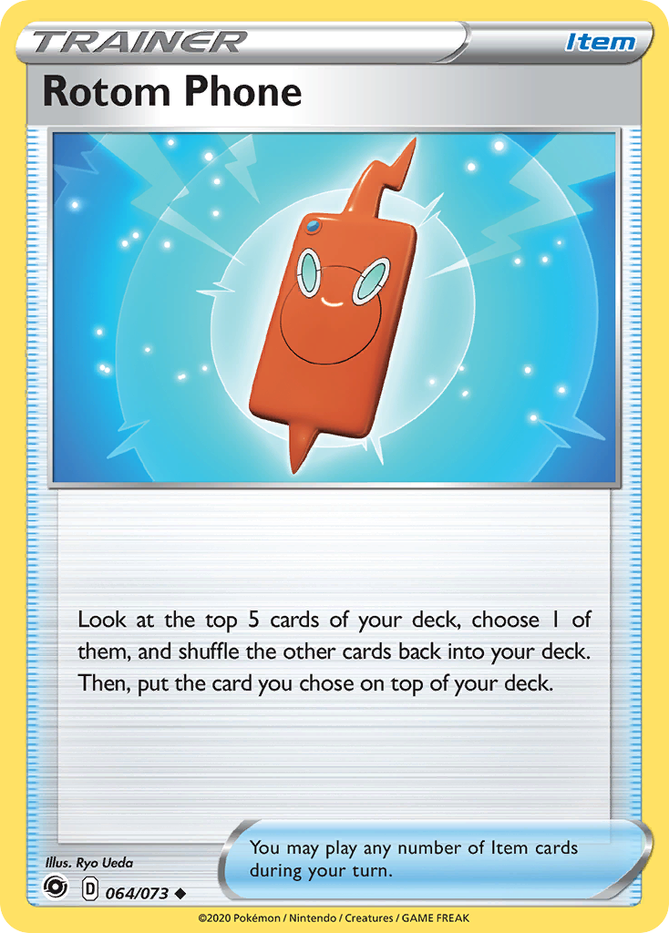 Rotom Phone 064  Champions Path - Uncommon