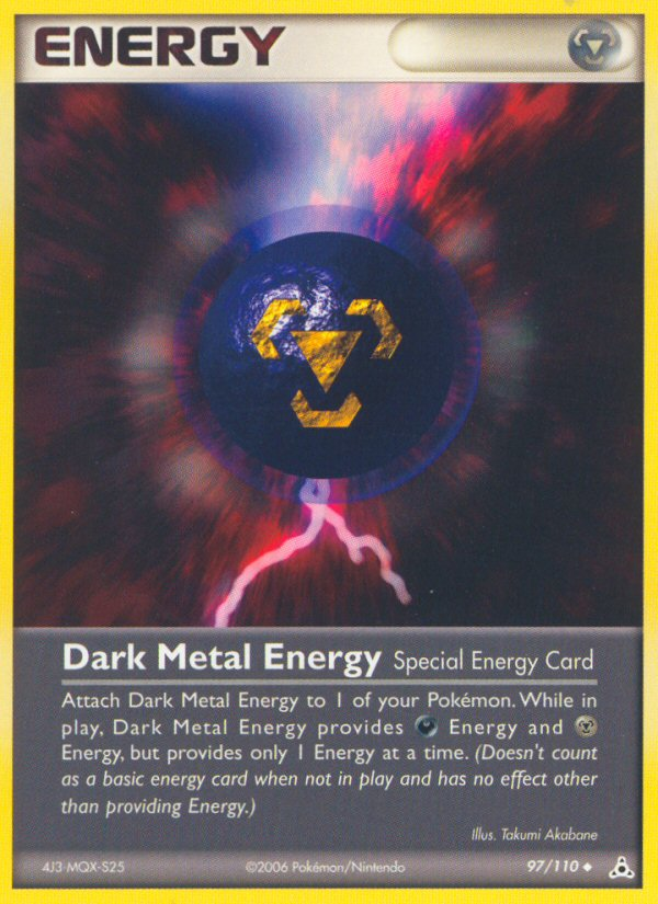 Dark Metal Energy/110  Holon Phantoms - Uncommon