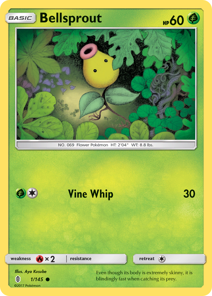 Bellsprout 001  SM  Guardians Rising - Common