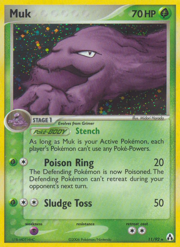 Muk  - Holofoil Legend Maker - Holo Rare