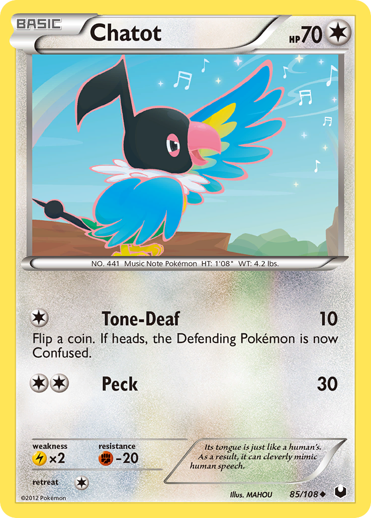 Chatot  Dark Explorers - Uncommon