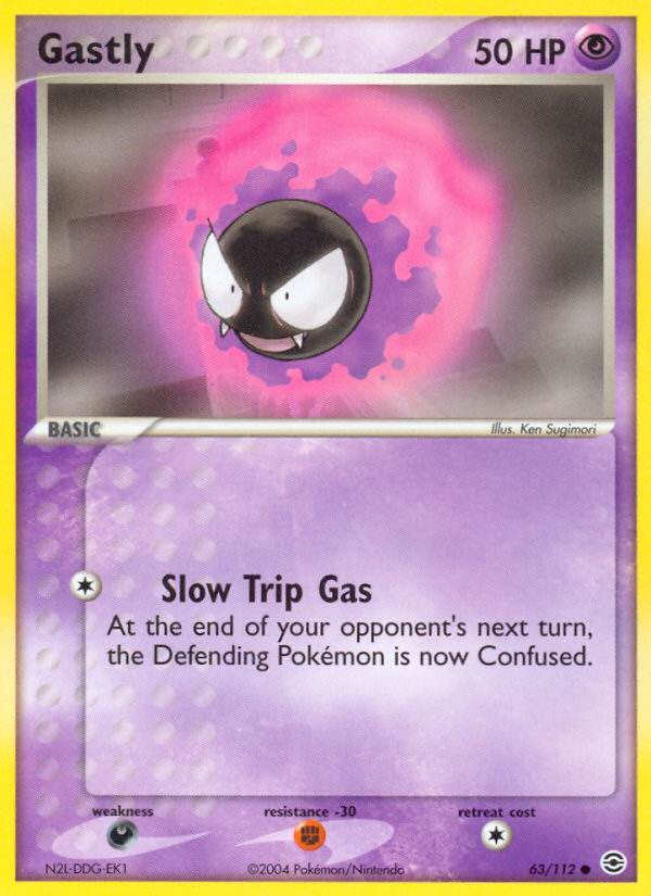 Gastly 063  FireRed & LeafGreen - Common