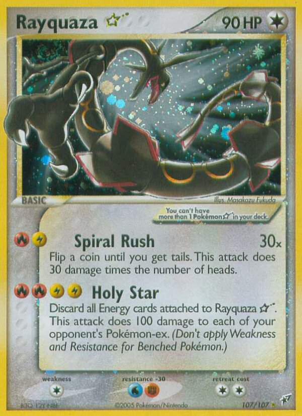 Rayquaza Star  - Holofoil Deoxys - Ultra Rare