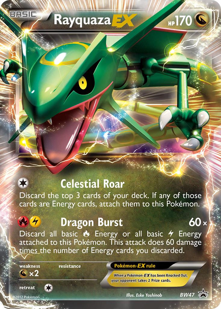 Rayquaza EX BW47  - Holofoil Black and White Promos - Promo